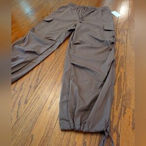 No Comment Baggy Mauve Cargo Pants, Lightweight Loose-fitting & Trendy w/Pockets